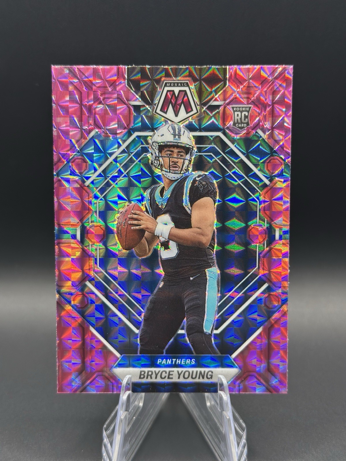 2023 Panini Mosaic - Rookies Bryce Young #290 Camo Pink Mosaic Prizm (RC)