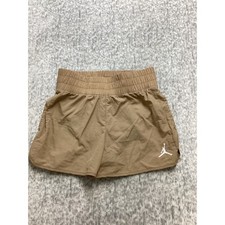 Jordan Girls Legend Medium Brown Jumpman Nylon Shorts XL 45D170-XA3 NWT