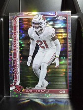 2025 Topps Chrome Garrett Williams Pulsar #6 Arizona Cardinals