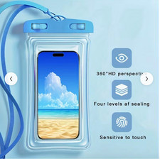 Inflatable Phone Pouch – Waterproof & Multi-Purpose Floating Bag with Lanyard