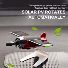 Solar Airplane Creative Men'S Car Decoration Car Interior Accessories Desktop Or