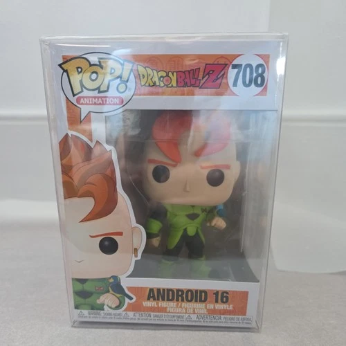 Funko Pop! Vinyl: Dragon Ball Z - Android 16 #708 with protector