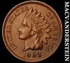 1903 Indian Head Cent-Extra Fine + Scarce Better Date No Reserve #i6532