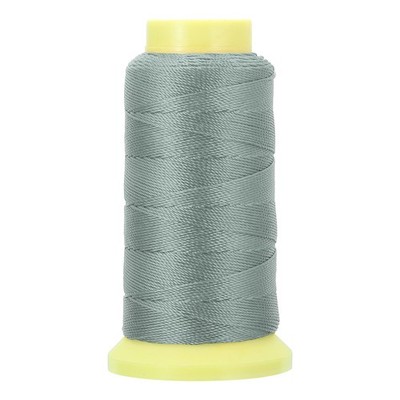 Bonded Thread, 1 mm 190 Yards Polyester Sewing Cord for Tassels, Light Gray