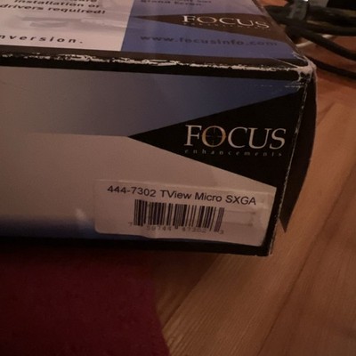 TView Micro XGA PC to TV Video Converter  Focus Enhancements Model 444-1241