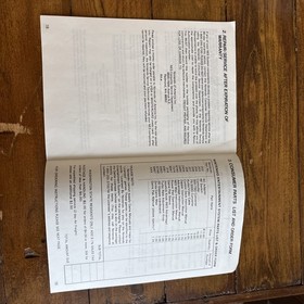 Consola Nintendo Control Deck Original NES Inserto Manual Solo