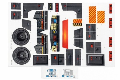 Vintage Star Wars AT-AT Replacement Toy Stickers - Peel & Stick - No Need To Cut