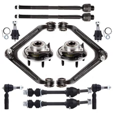 For 02-05 Dodge Ram 1500 Front Wheel Hub Bearing Control Arm Ball Joint Tie Rod