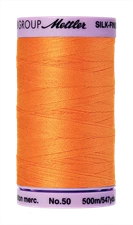 Pumpkin 0122 | Silk-Finish Cotton 50wt - #9104 (500M / 547Y Spool) | Mettler