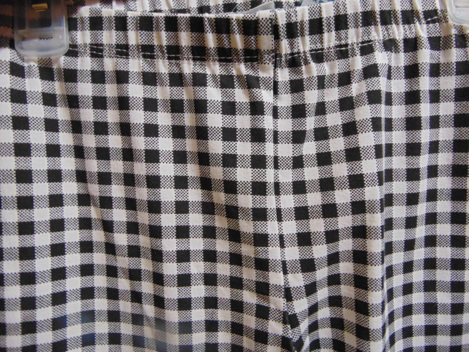 Girls Extremely Me Flare Leggings Size 14 Black & White Checker Print NEW