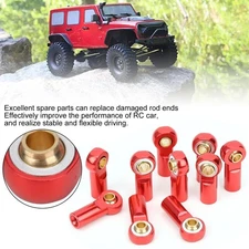 10Pcs RC Car Pull Connecting Rod Metal Ball Joint Accessory for AXIAL SCX10 1/10