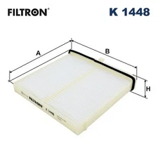 Filtron K 1448 filter, cabin air for Mazda