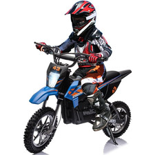 36V Electric Dirt Bike for Kids Ride on Motorcycle Brushed Motor  LED Headlight