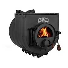 Werkstattofen Bruno Mini III mit Herdplatte 12 kW ohne Untergestell schwarz A