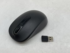 Microsoft Wireless Full Size Mouse Black Model 1737 w/Receiver Free Shipping