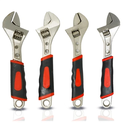 Adjustable Wrench Tool 6" 8" 10" 12" Soft Grip Spanners - Image 1 of 4