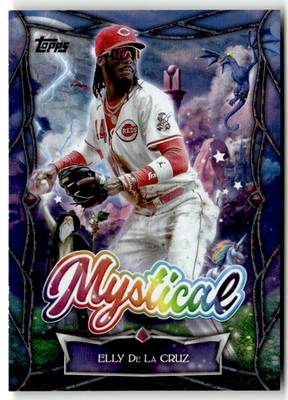2025 Topps Holiday MLB No. MYS-5 Elly de la Cruz Mystical
