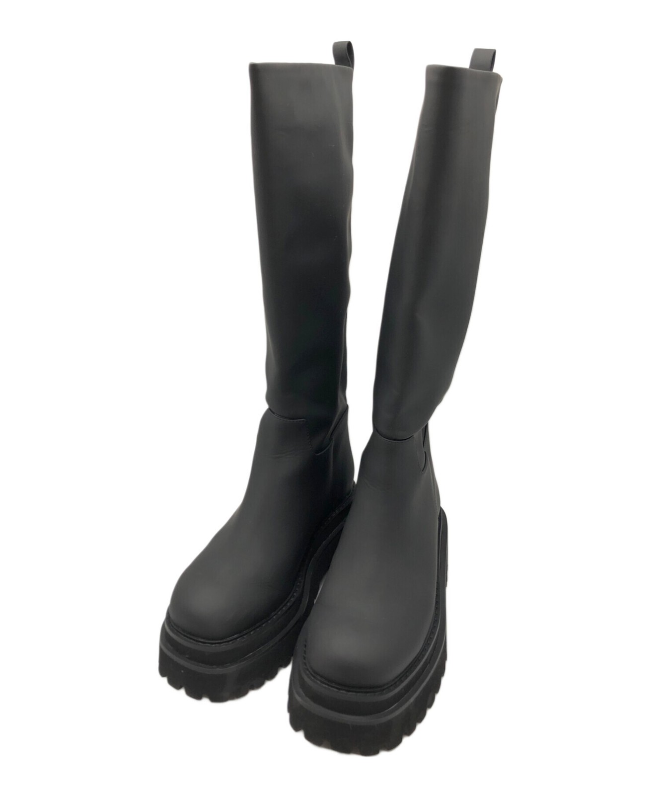 SAOLA Stivali lunghi Mila Owen (Mila Owen) suola pista neri misura: 23 5 cm