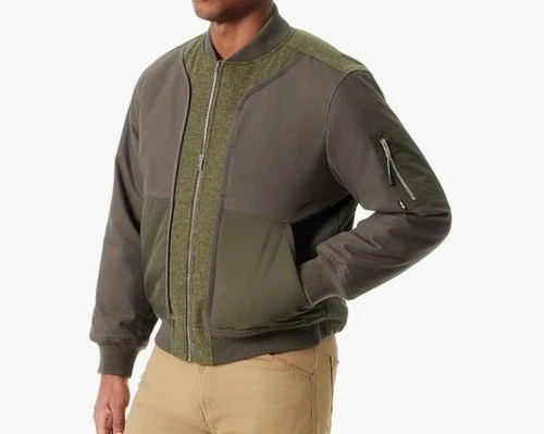 BASS OUTDOOR Men's Hero Bomber Jacket Beluga Size XL Style 30226851 image 5