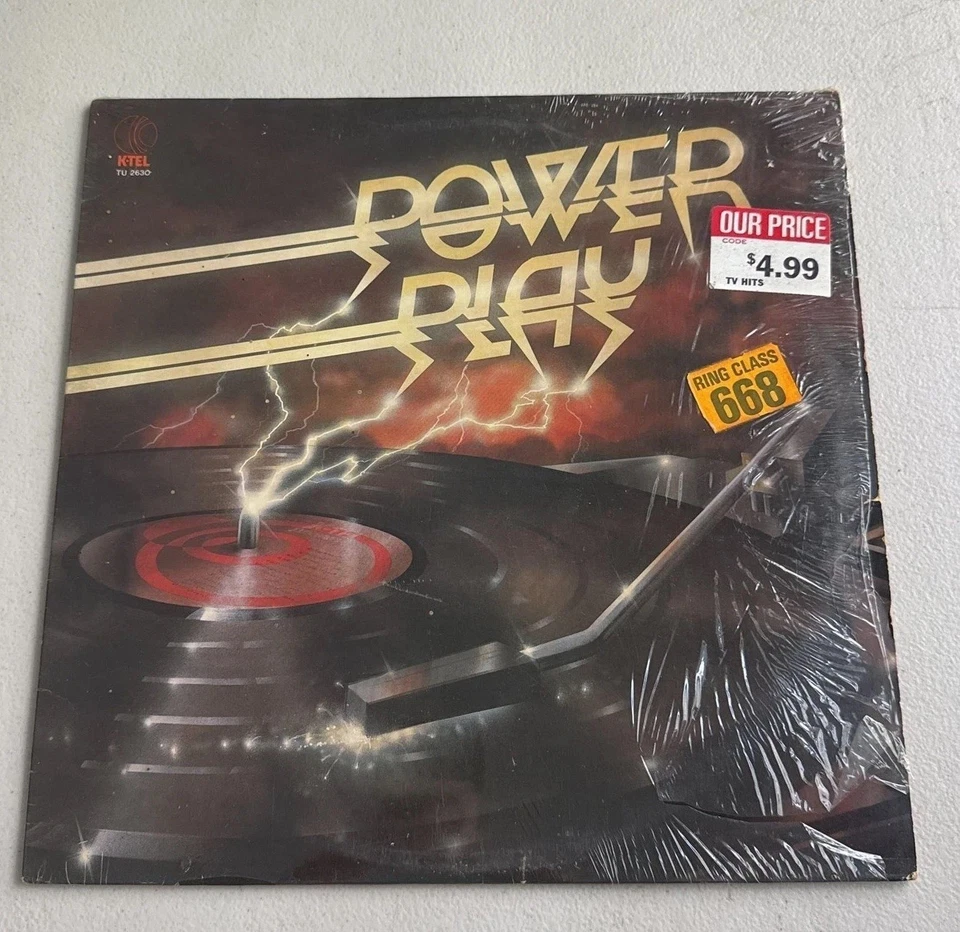 Power Play Various Artists LP Vinyl Record 1980 - OG Shrink Wrap_VG++ - Image 2 of 4