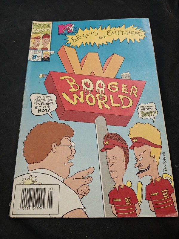 Marvel Comics Beavis and Butt-Head Booger World #3 1994 Humor Single Issue