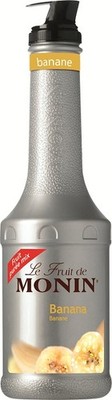 (14,8 /l) Le Sirop de Monin Fruchtpüree Banane 1,0l Flasche