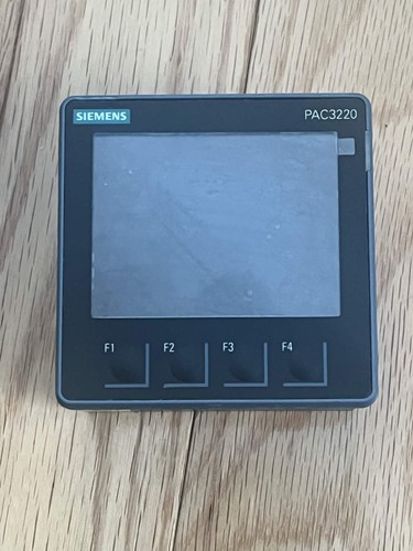 Siemens Sentron PAC3220 Power Measuring Device 7KM3220-1BA01-1EA0 Meter LCD