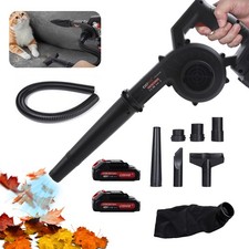 Cordless Air Blower with Batteries Garden Snow Dust Leaf Electric Suction Vacuum