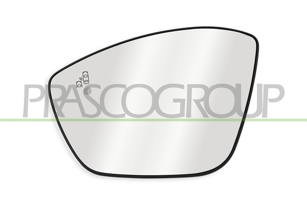 Prasco Spiegelglas, AußEnspiegel Links U.A. FüR Ds, Opel, Peugeot, Vauxhall-image