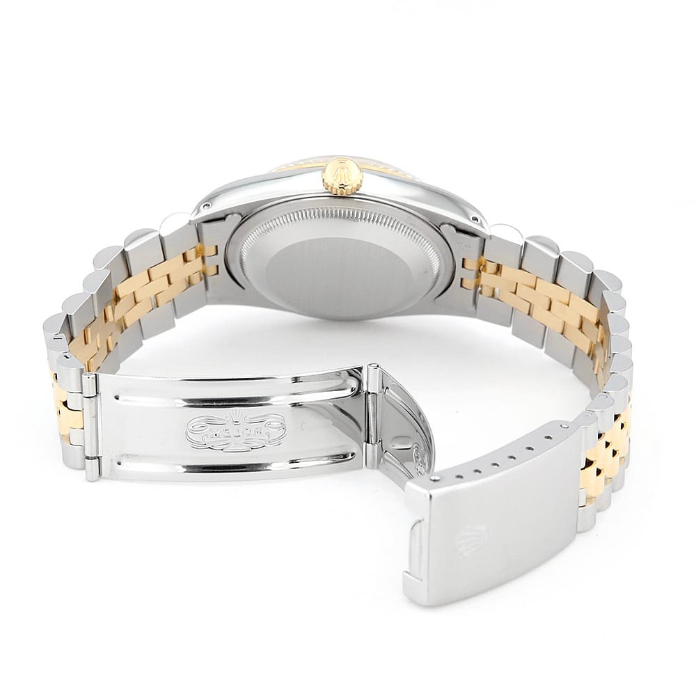 ROLEX Datejust 16233 Champagne mosaic bar L Number second hand mens image 5