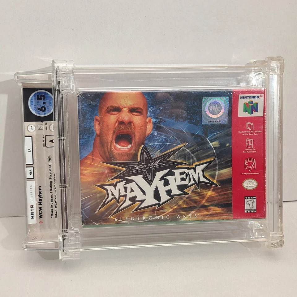 NINTENDO 64 WCW MAYHEM WATA 6.5 A FACTORY SEALED VGA N64 Pop 3 - Image 3 of 4