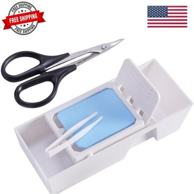 All-in-One Hobbyist Decal Kit - Curved Scissors, Tweezers, Sponge Pad - Perfe...