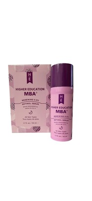 NEW Higher Education MBA Renewing 0.5% Retinol Serum 1.7 Fl. Oz.  NIB