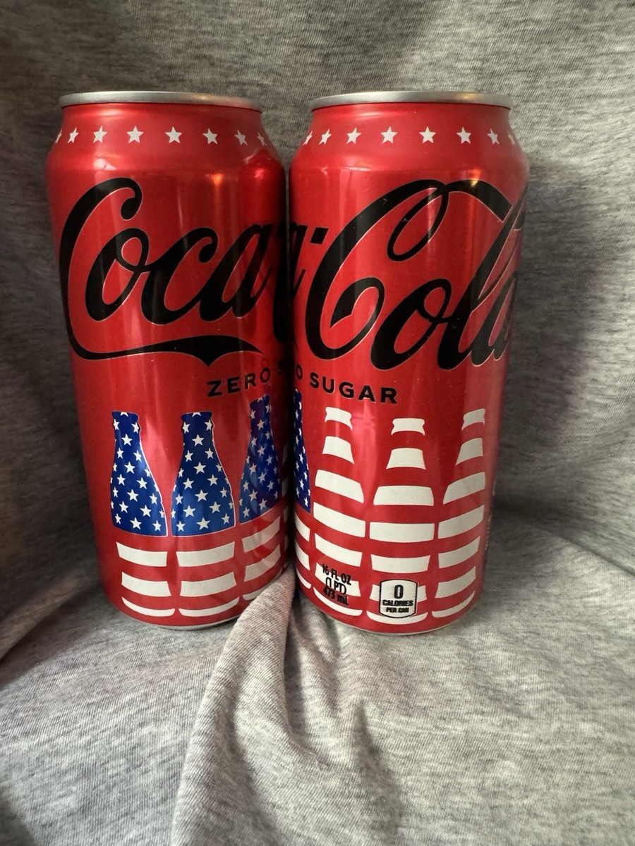 ク*ジ様 Coca-Cola レトロ USA　アメリカン Limited Edition 2025 Coca Cola Zero USA Coke Can Full