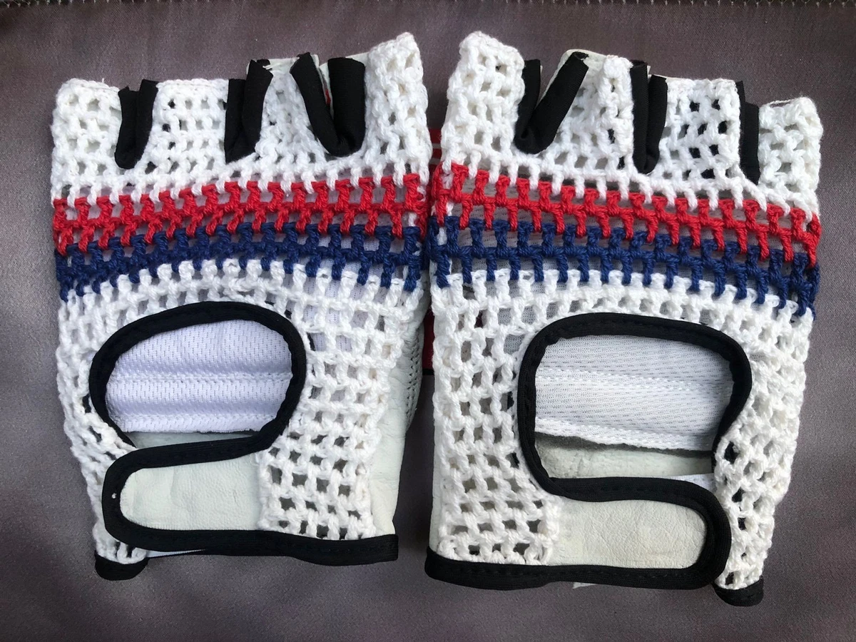 New Leather Cycling Gloves Crochet Men or Women Sports Fitness