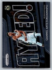 2018-19 Panini Prizm #8 Giannis Antetokounmpo Get Hyped!