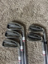 Titleist 2019 T100 Iron Set 5-9 TT AMT White S300 Stiff Flex 1/2" NICE