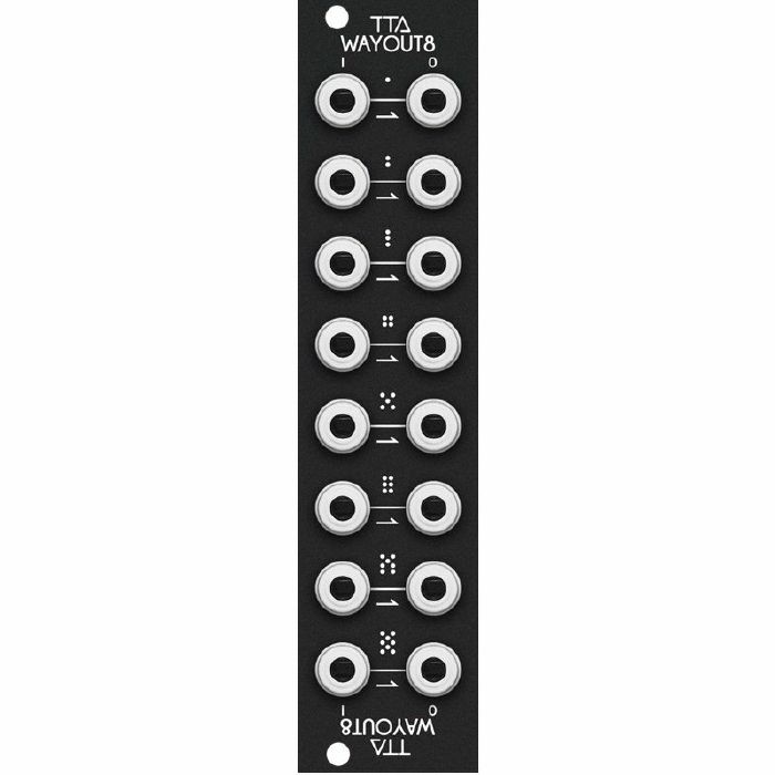 TipTop Audio WayOut8 Patchbay Module (black)