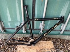 Klein Pulse 20 year anniv. BLACK Made in USA! with Thomson post, vintage MTB