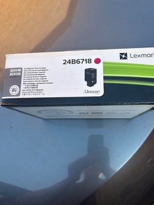 Original Lexmark 24B6718 Tonerkassette Magenta