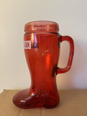 Molson Canadian I Am canadian Red BOOT Bier BOOT Glas 32 oz/950 ml