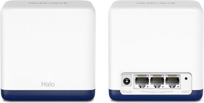 * Mercusys Halo H1900G 2-Pack AC1900 Mesh Wi-Fi Dualband 350 m² Reichweite 3x Gi