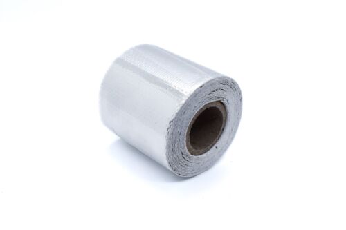 Nastro isolante autoadesivo protezione termica argento 5 m x 50 mm riflettente - Foto 3 di 5