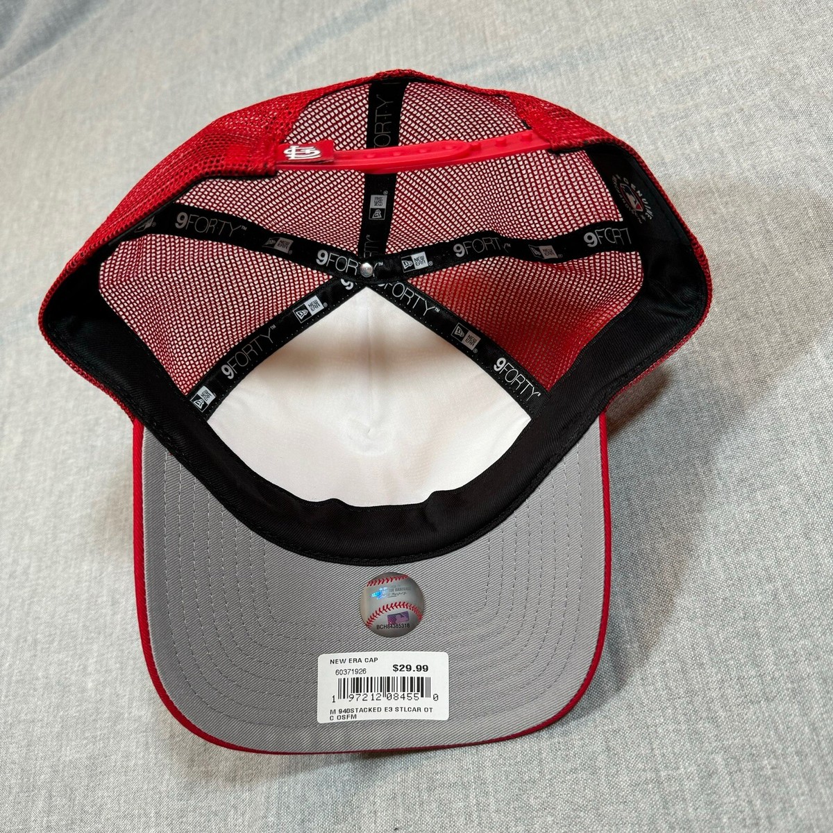 【NEW ERA】ST. LOUIS CARDINALS MESH HAT St Louis Cardinals Mens STL Logo Black Mesh Neo 39THIRTY