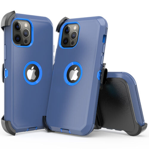 For iPhone 12 Pro/12 Pro Max/12 Mini Case+Tempered Glass+Belt Clip Fits Otterbox - Picture 17 of 29