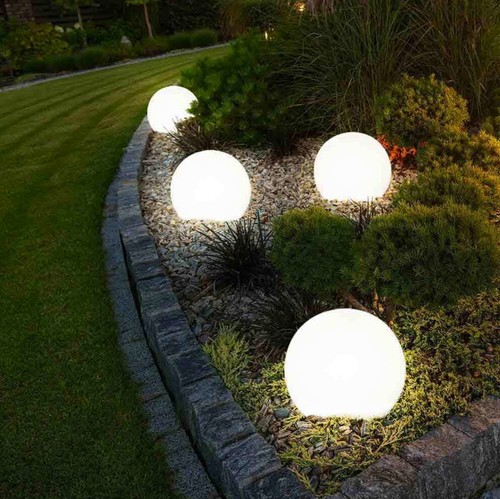 Lampada sfera terra esterno E27 IP65 illuminazione giardino luce palla - Foto 24 di 40