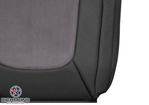 Cubierta de asiento de cuero gris oscuro para Dodge Ram 2500 2004 5,9 L diésel con respaldo inclinado del conductor - Imagen 10 de 14