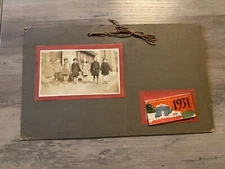Antique Photo Calendar 1931