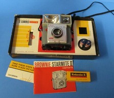 Kodak Brownie Starmite II film camera w/ orig box NOT WORKING parts vintage rj