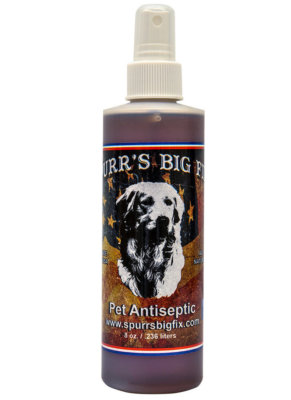 Spurr's Big Fix Antiseptic Spray For Dog Hot-spots Cuts Scrapes 8oz
